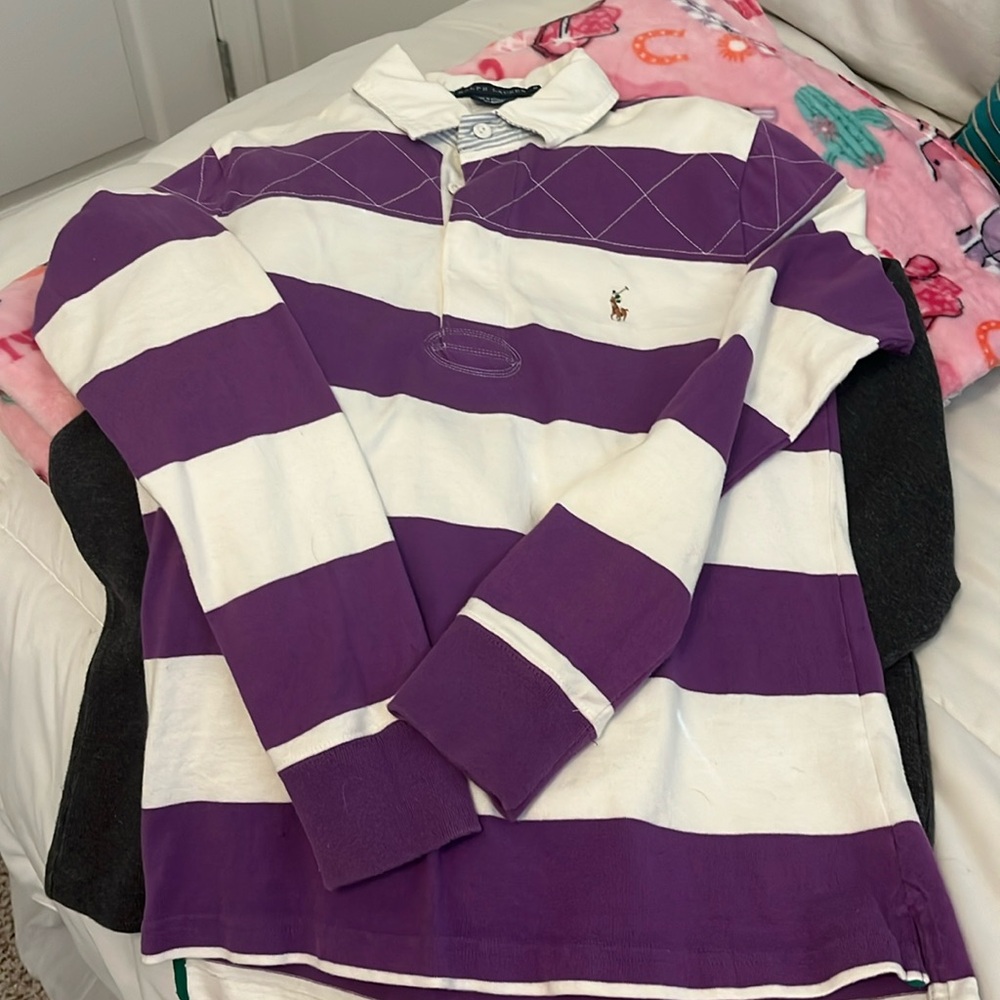 Striped Ralph Lauren Button Up